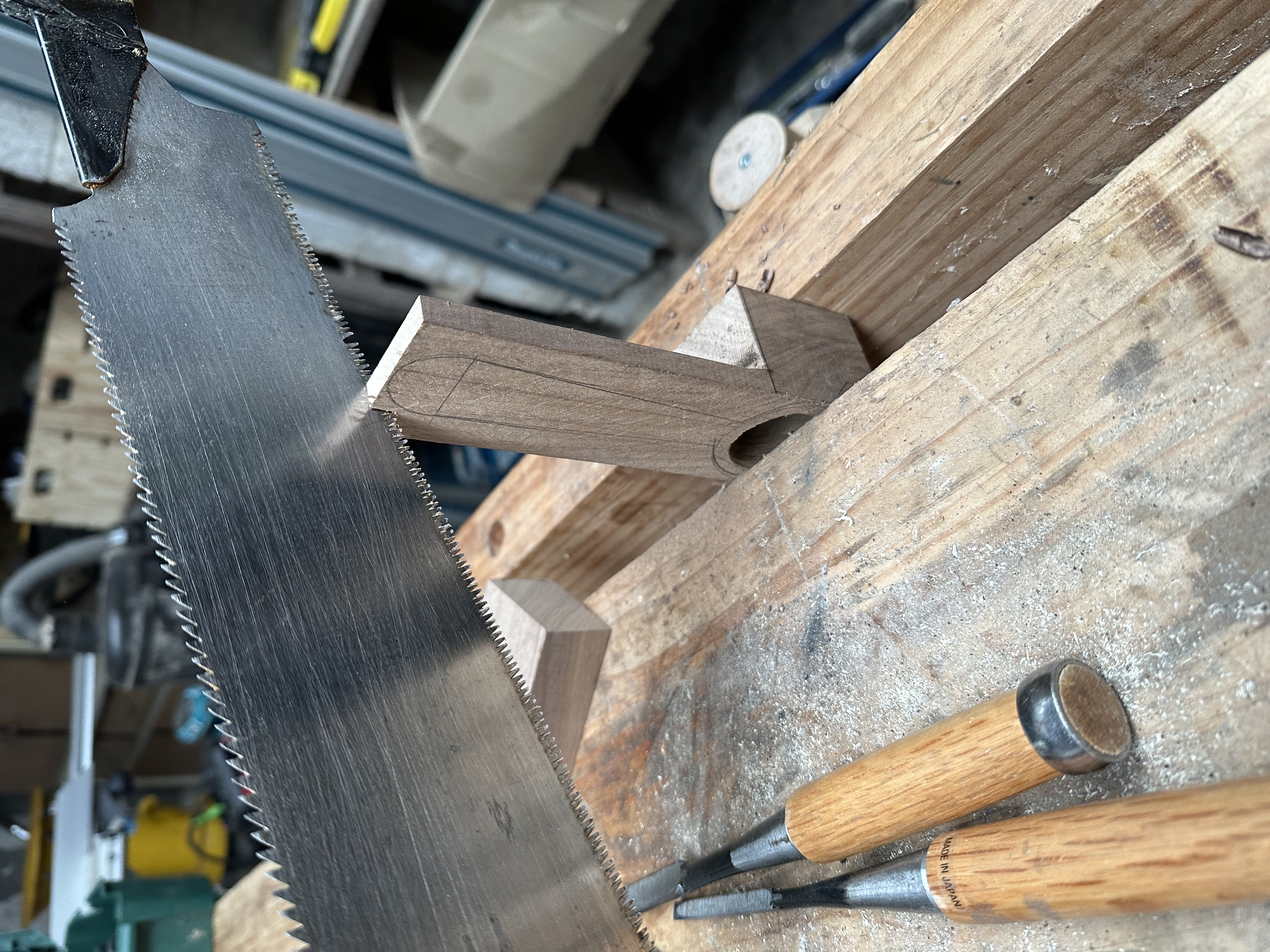 Walnut coffee scoop